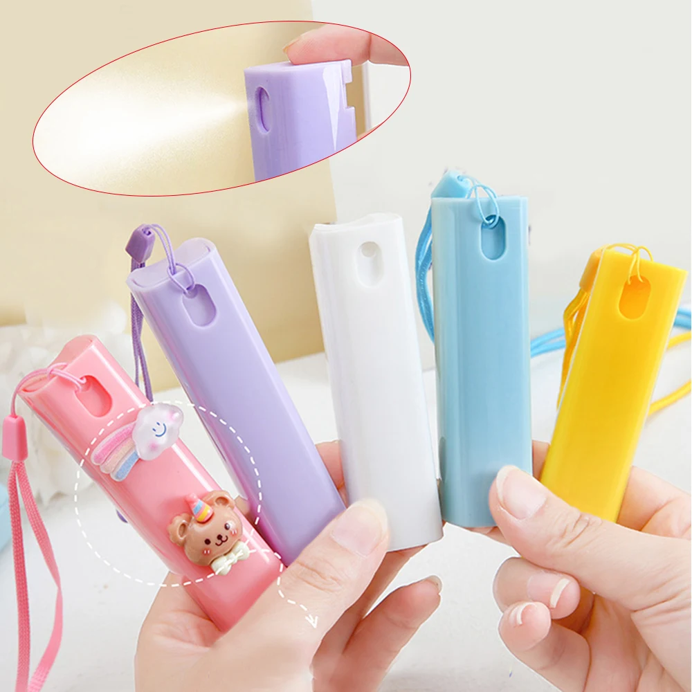 10ml Refillable Spray Bottle Portable Travel Atomizer Empty Bottle Glass Perfume Bottle Sub-bottling Liquid Container 7 Colors