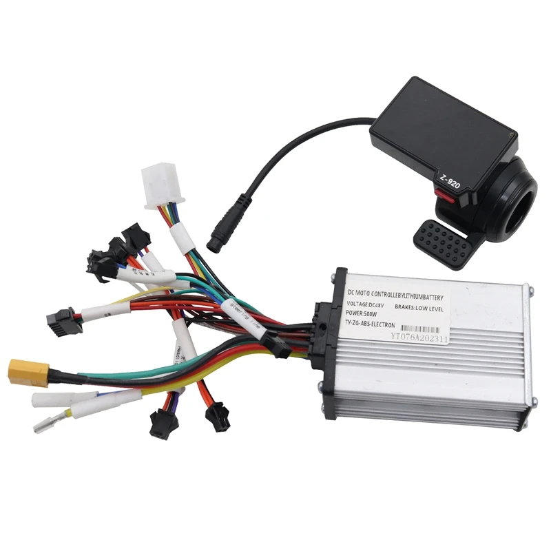 

48V 500W Brushless Controller+Z-920 LCD Accelerator For Kugoo M4/PRO&CROSSER T4 Electric Scooter Repair Replacement