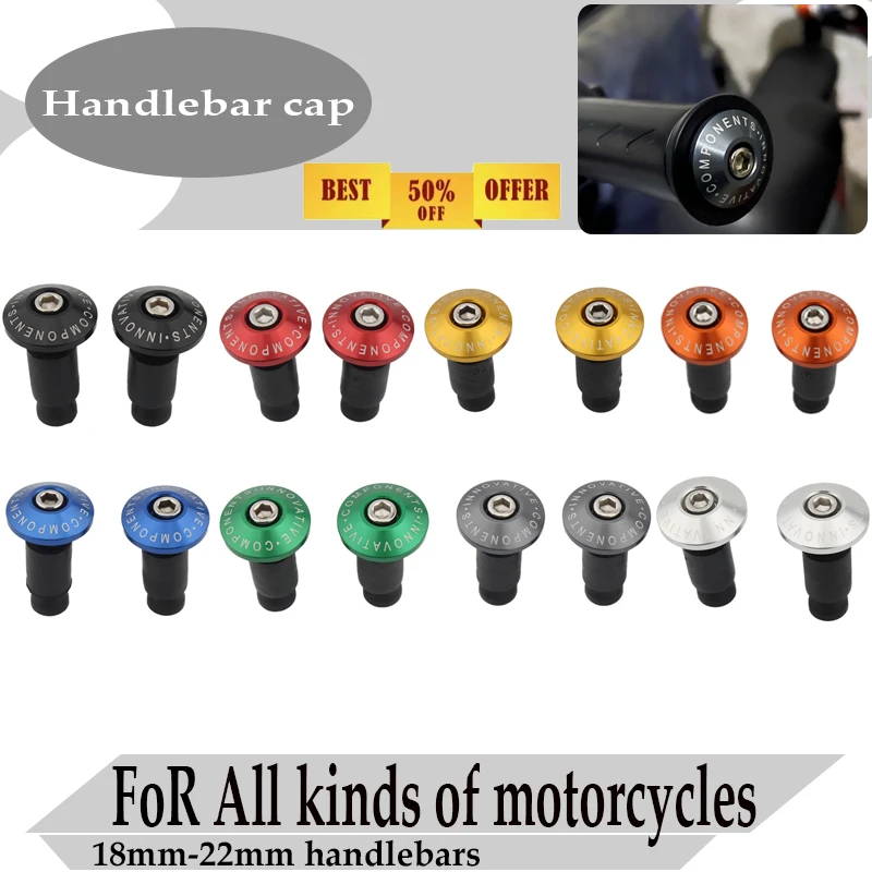

FoR BMW HONDA TRIUMPH YAMAHA DUCATI Motorcycle Handlebar End Plug Grip Handlebar Plug Cover Slider Accessories Parts