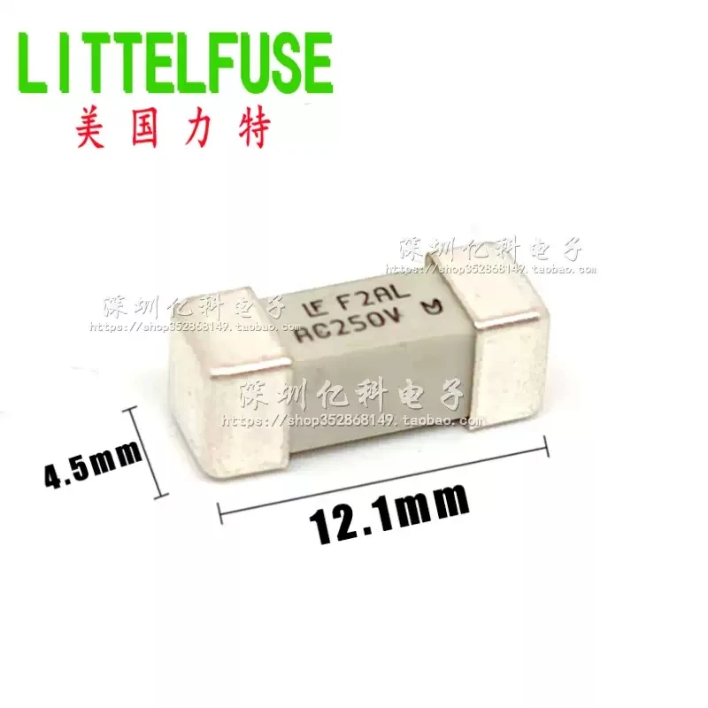 2pcs 0464002.DR imported Lite LF surface mount fuse tube F2AL AC250V UMF one-time quick break