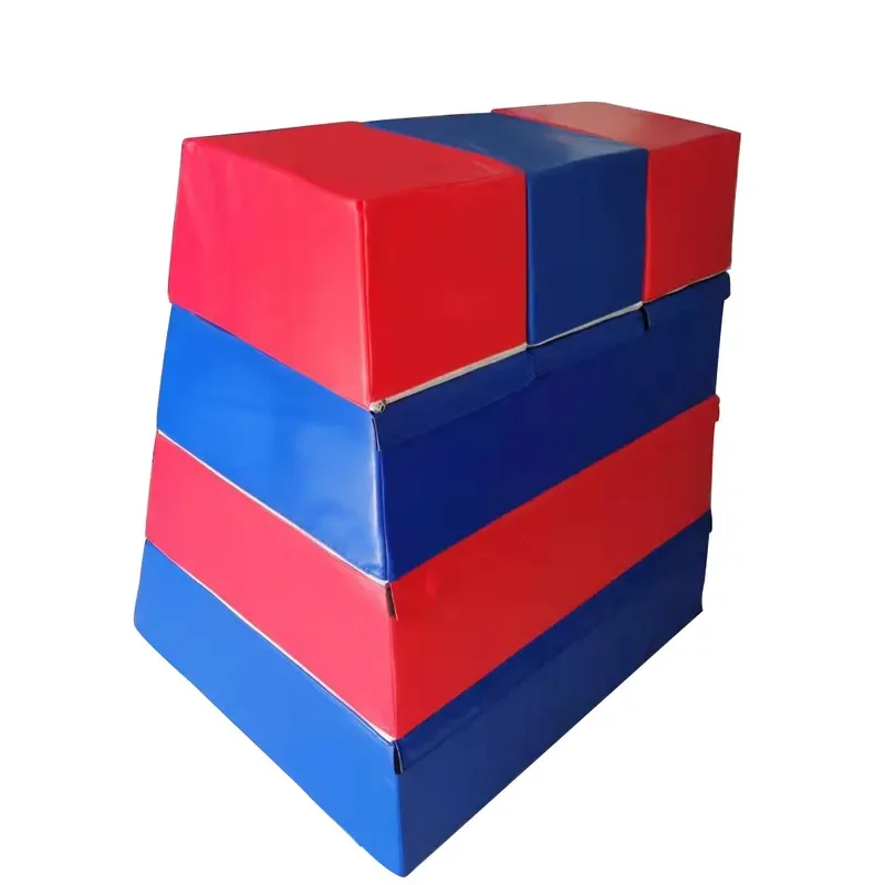Customized Jump Box for Children Training Physical Fitness Soft Sensory System Products Soft Pommel Horse Trapezoidal Com