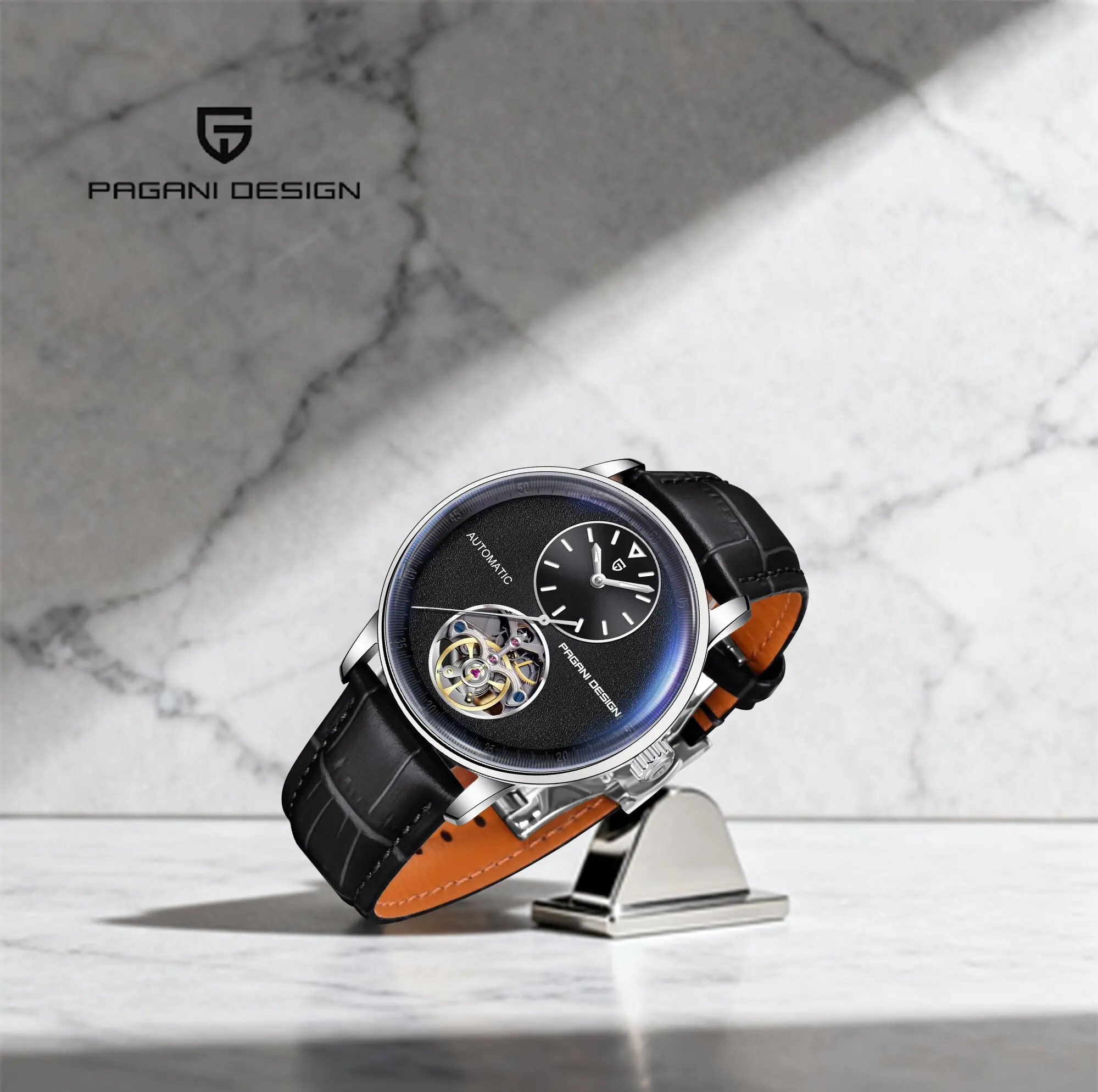 

PAGANI DESIGN 2026, хит продаж, мужские автоматические механические часы, деловые спортивные универсальные часы, минеральное усиленное стекло, зеркало