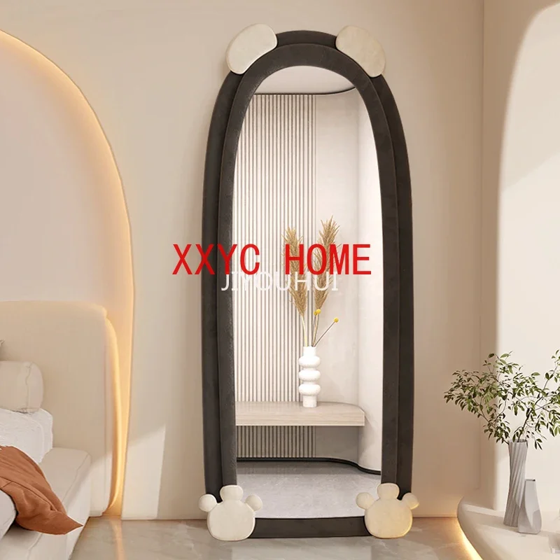 Modern Bedroom Mirror Maiden Aesthetic Cute Living Room Creative Full Length Mirror Organizer Kawaii Miroir Mural Home Furniture