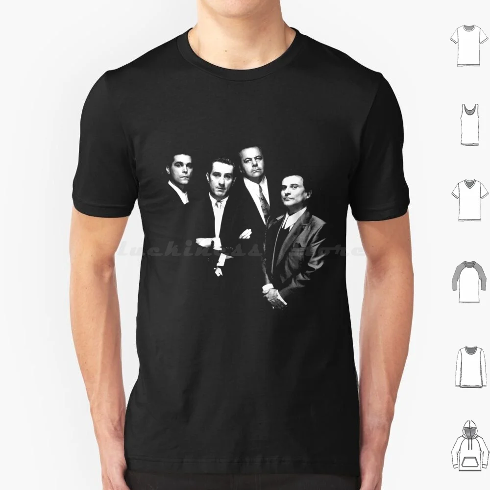 Four Members Handsome Black Goodfellas T Shirt Men Women Kids 6xl Goodfellas Movie Gangster Mafia Joe Pesci Scorsese Robert De