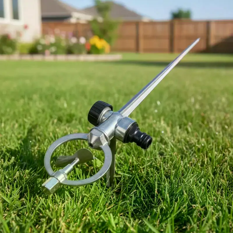 1/2'' Aluminum Alloy Butterfly Head Irrigation Sprinkler 360° Rotary Garden Lawn Field Landscape Agricultural  Nozzle