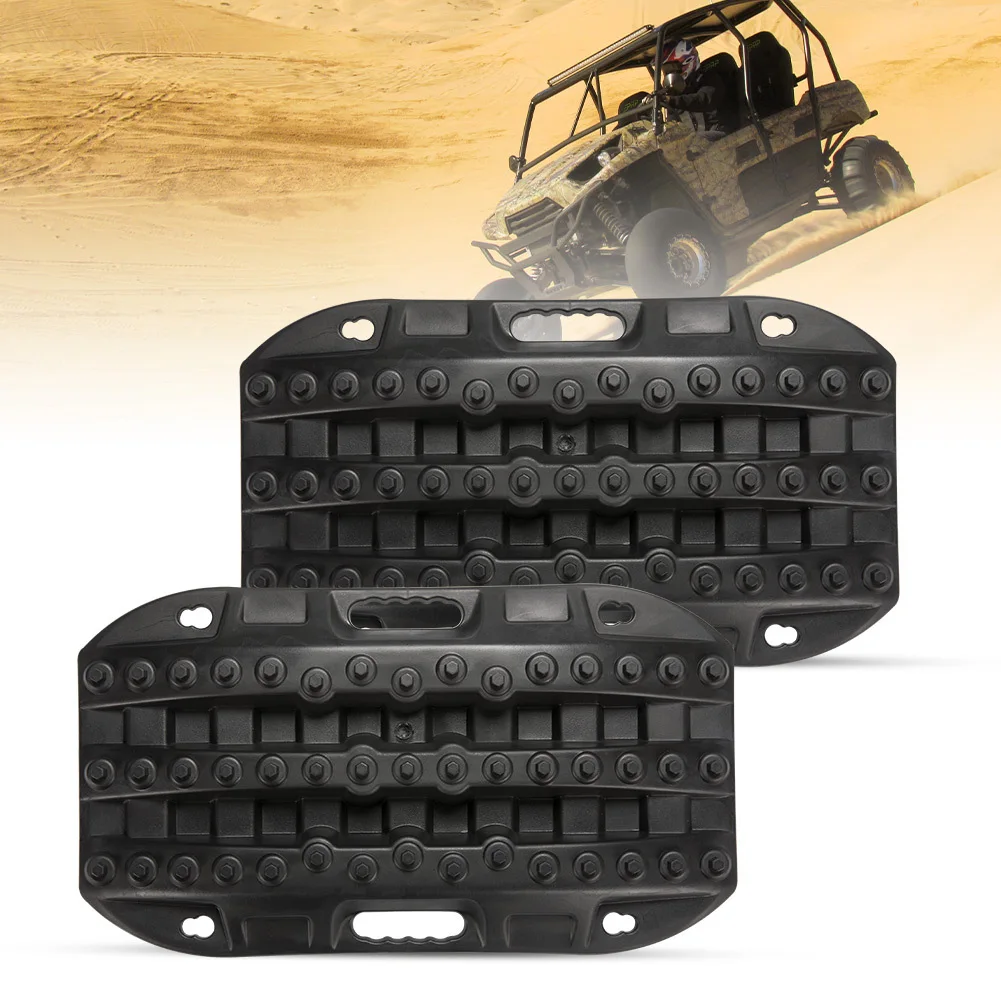 

2pc super tough and high-strength PP 58cm automotive off-road accessories traction plate rail recycling 4x4 emergency rescue too