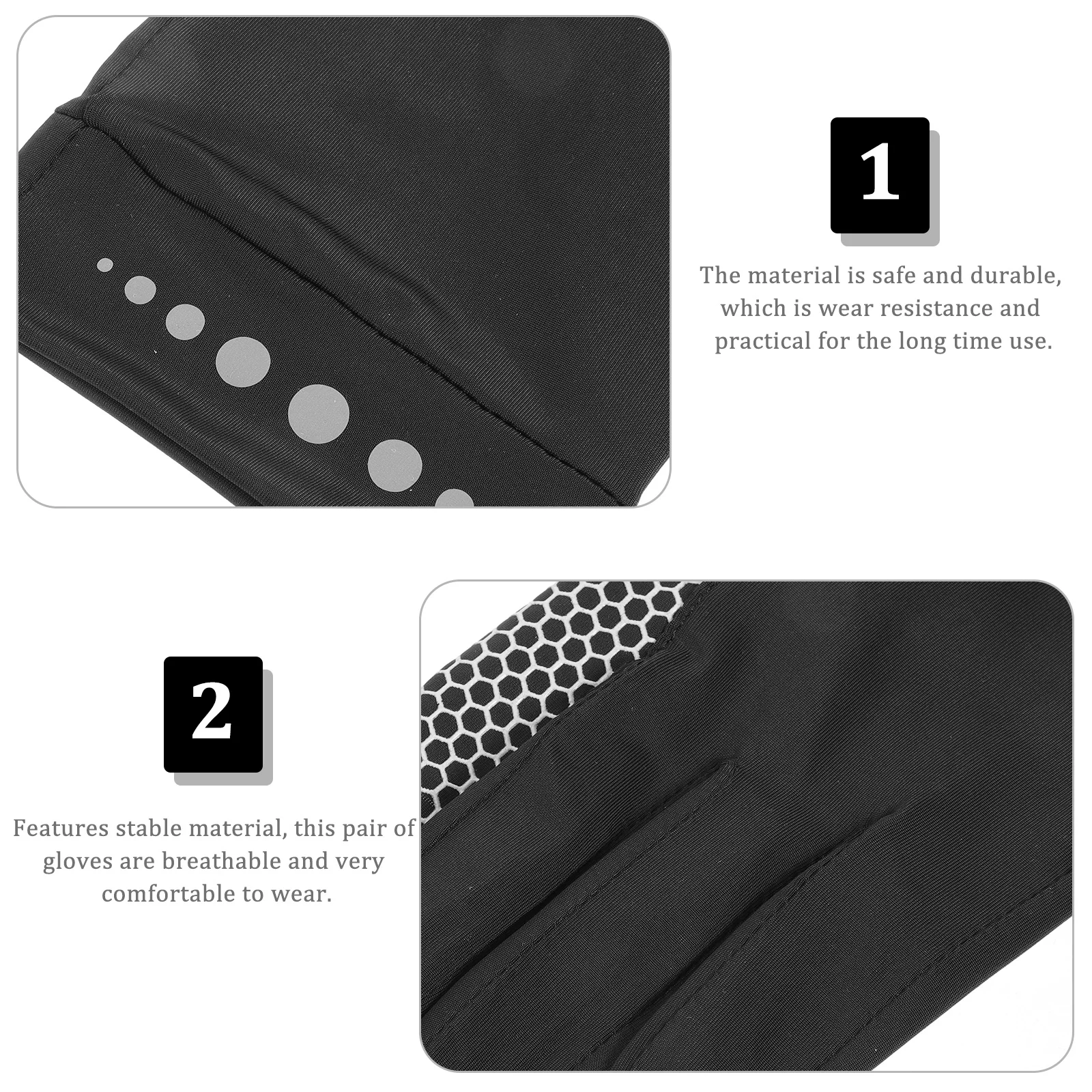 

1Pair Sun Protection Gloves Anti Uv Wear Resistant Breathable Comfortable Outdoor Fitness Gloves for Cycling Fishing