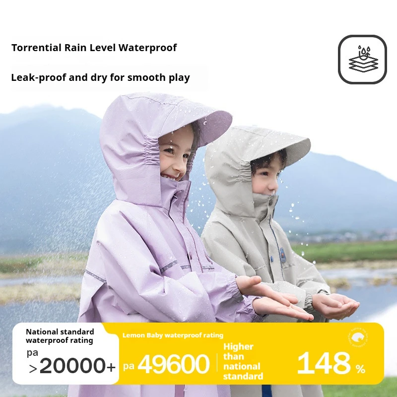 

Waterproof Rain Poncho Non-Disposable Travel on Foot Rain Gear Coat Carry Hat Outdoor Hiking Accessories Raincoat