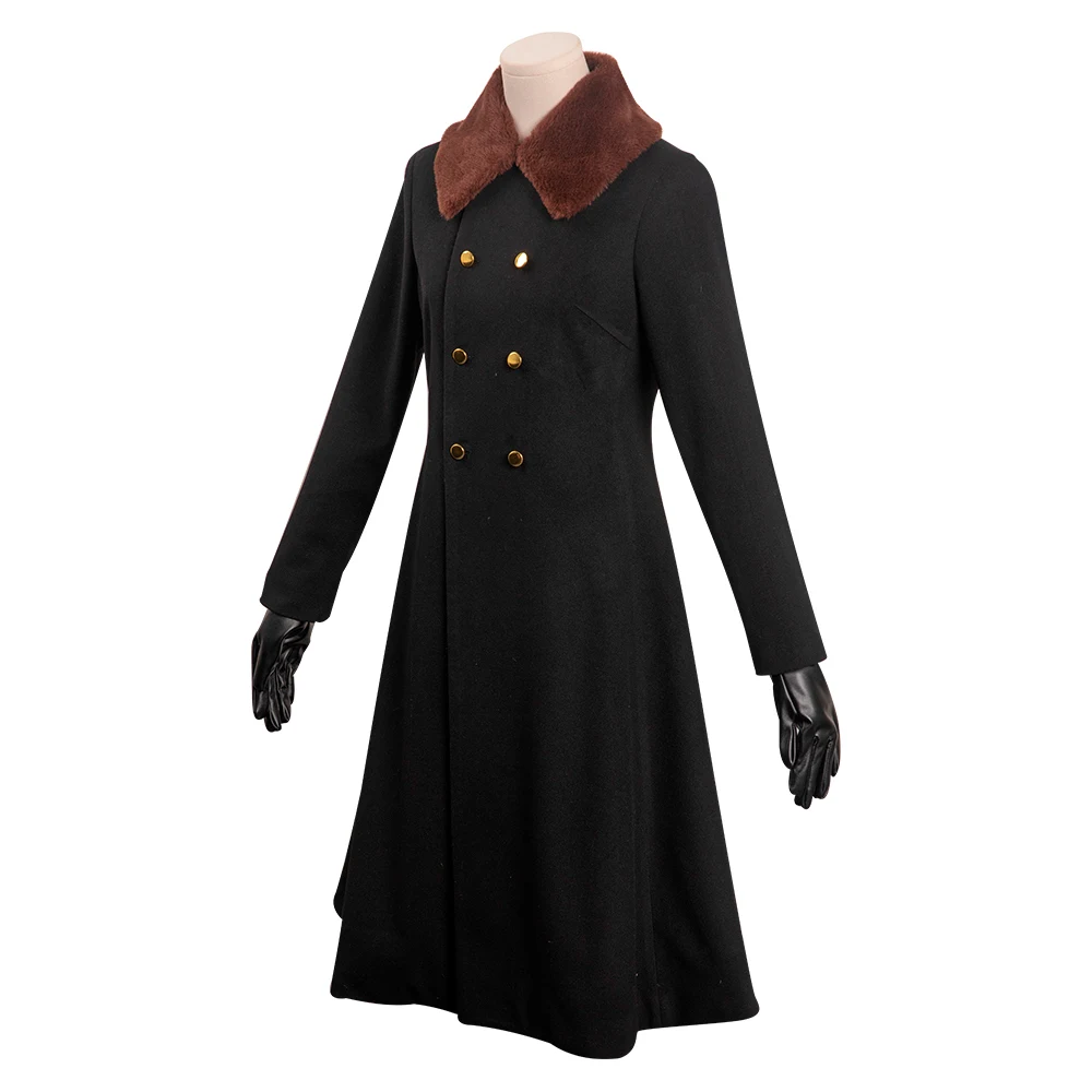 공포 영화 M3GAN 코스프레 의상 코트 드레스 AI 인형 로봇 풀 세트, 여성용 할로윈 의상 의류