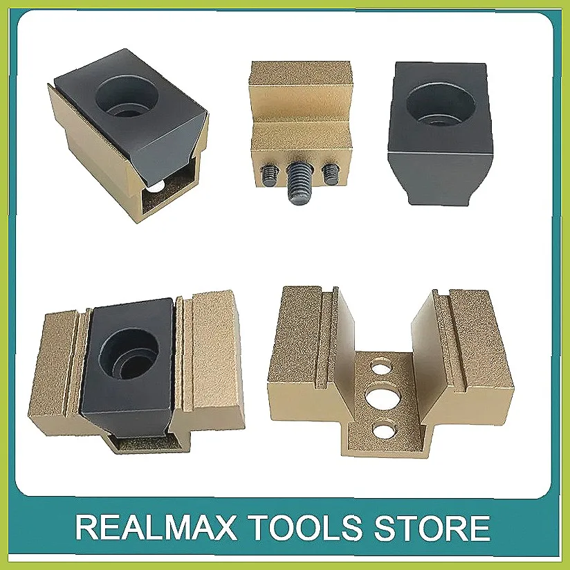 OK Vise CNC Multi-Station Fixture, Station Clamping Block, Aluminum Alloy Inner Support for Precision Batch Processing E06 E06L