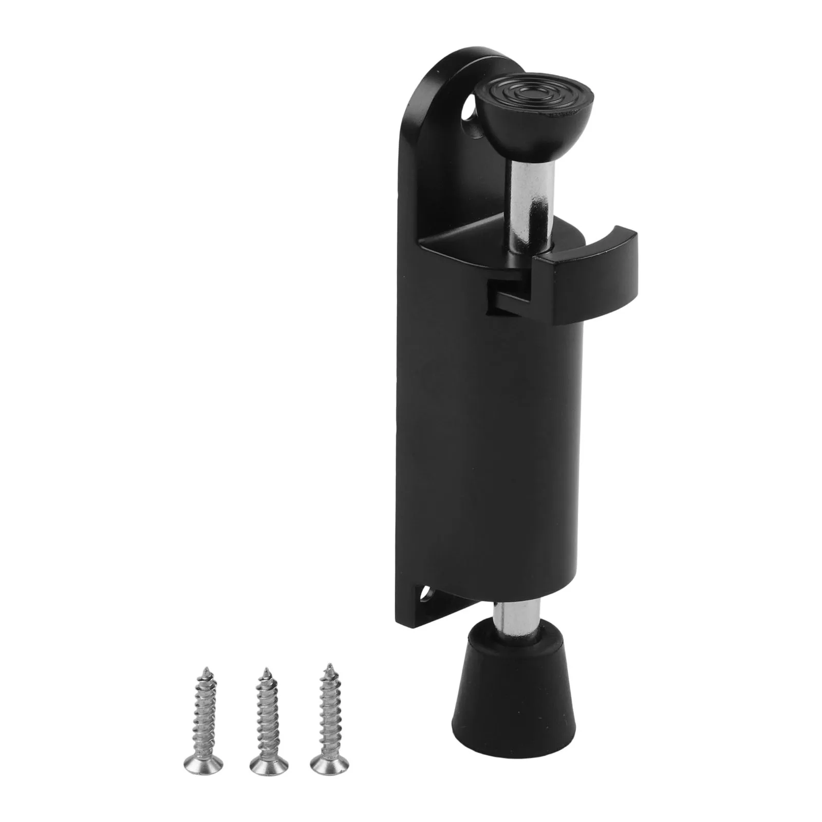 Zinc Alloy Door Stopper Catch Latch Holder Foot Stop Buffer Gate Stay Invisible Wall Protection Multiple Color Options