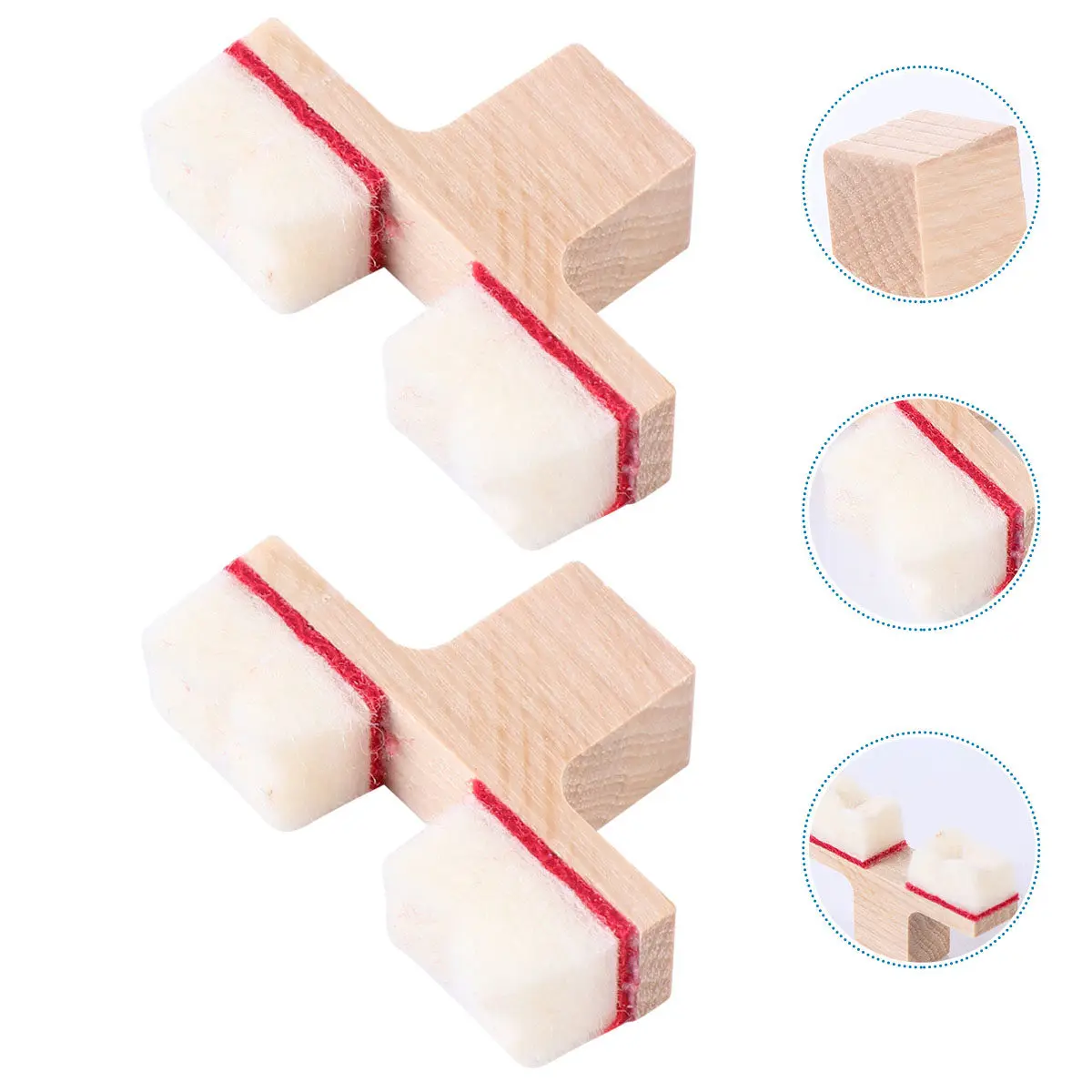 

2Pcs Professional Piano Damper Mutes for Upright Pianos Noise Control Tool Preserves Tone Quality Stable Uniform Fit Piano