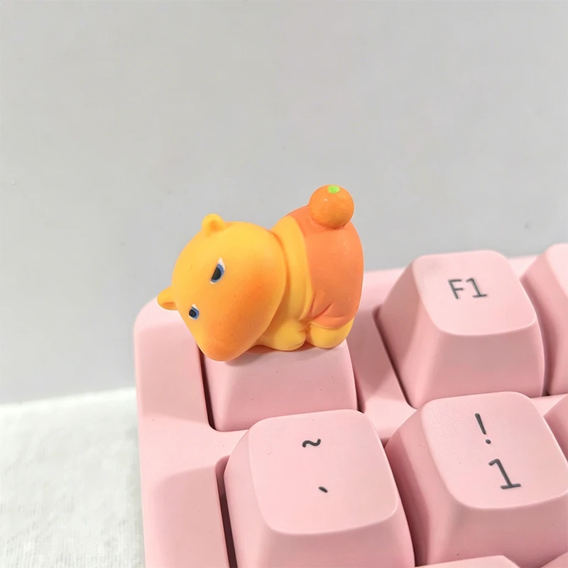 

Lulu cross axis keycap cartoon cute cross axis mechanical keyboard ESC three-dimensional key decoration desktop ornament