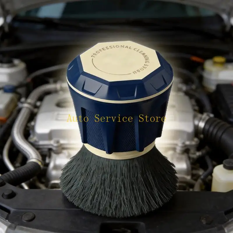 462A Automotive Gaps Cleaning Tool With Gentle PBT Fibers Perfect For Dashboard And Crevices Universal Detailing Brush