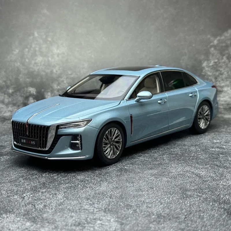 ALL New Hongqi Red Flay H5 Alloy Car Model Tabletop Decoration Collection Display Gift Blue Black 2023 1:18