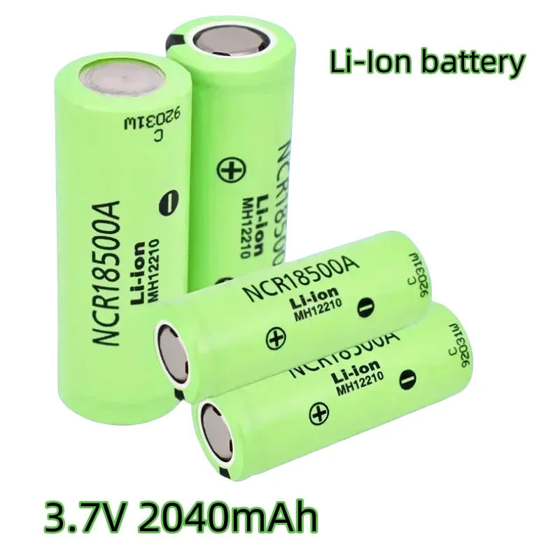 2024  high-quality 18500 3.7V 2040mAh 100% original NCR18500A  toy flashlight and other batteries