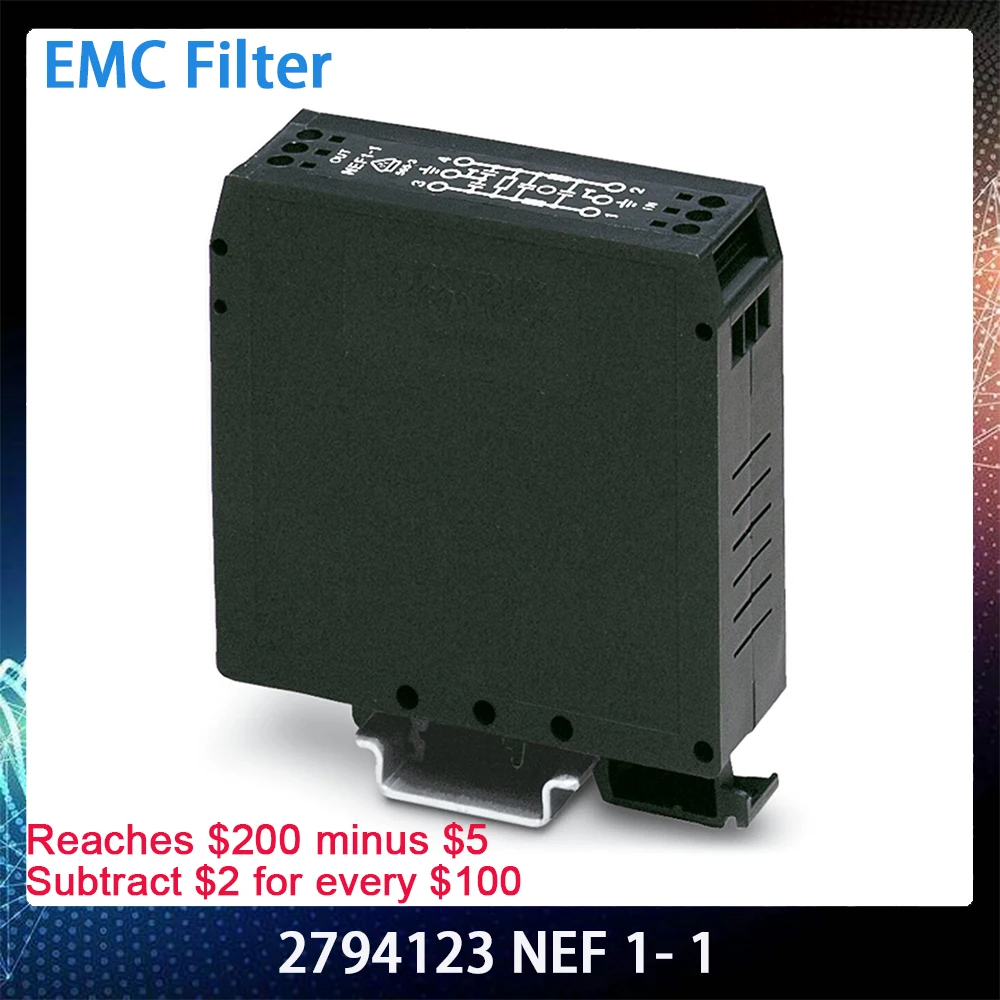 2794123 NEF 1- 1 Interference Filters For Phoenix EMC Filter DIN Rail Module Works Perfectly Fast Ship High Quality