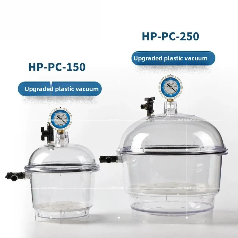 Plastic Vacuum Dryer Laboratory Dryer Transparent Vacuum Drying Vessel Polycarbonate Storage Tank Ball Valve Pressure Gauge