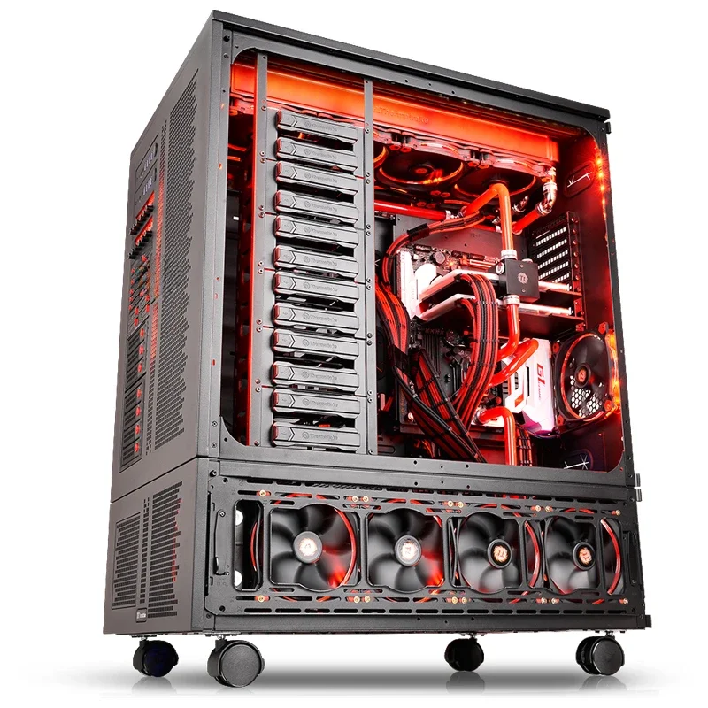 Dual system chassis WP200 W200 Dual main board Desktop PC Graphics Workstation Chassis Server