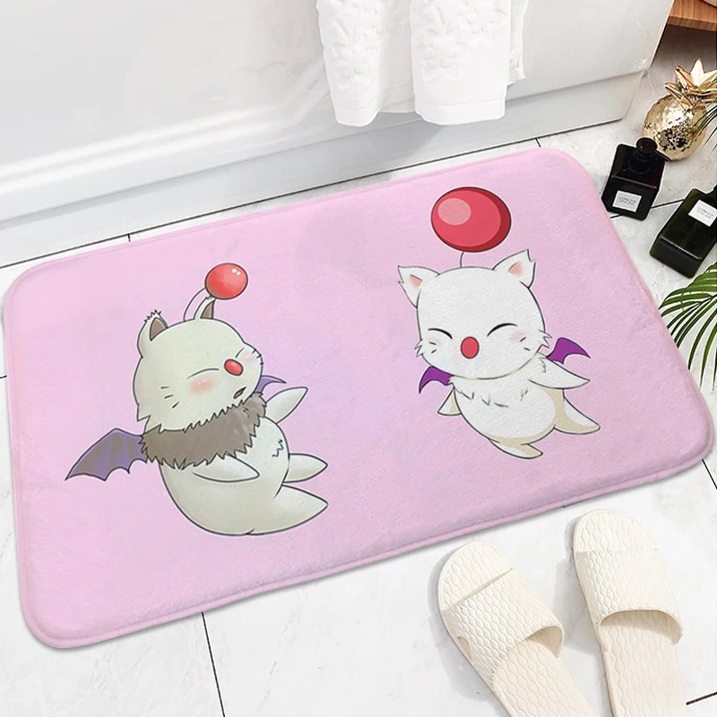 Living Room Floor Carpet Moogle Kitchen Porch Foot Mat Non-slip Custom Doormat Entrance Door Hallway Bedroom Bathroom Rug