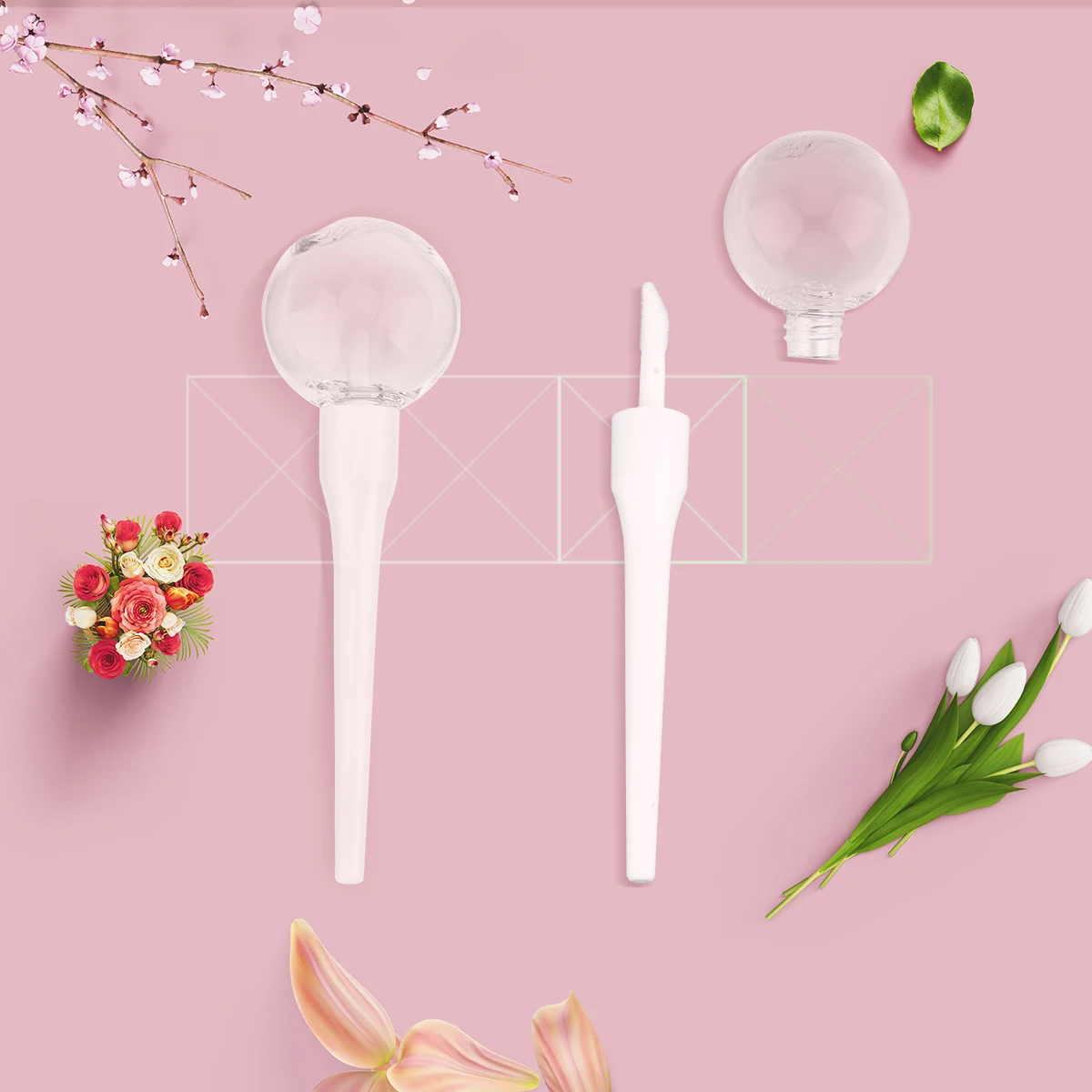 

14PCS Empty Lipstick Tubes Lightweight Portable DIY Containers for Travel Lip Gloss Bottles Small Packaging
