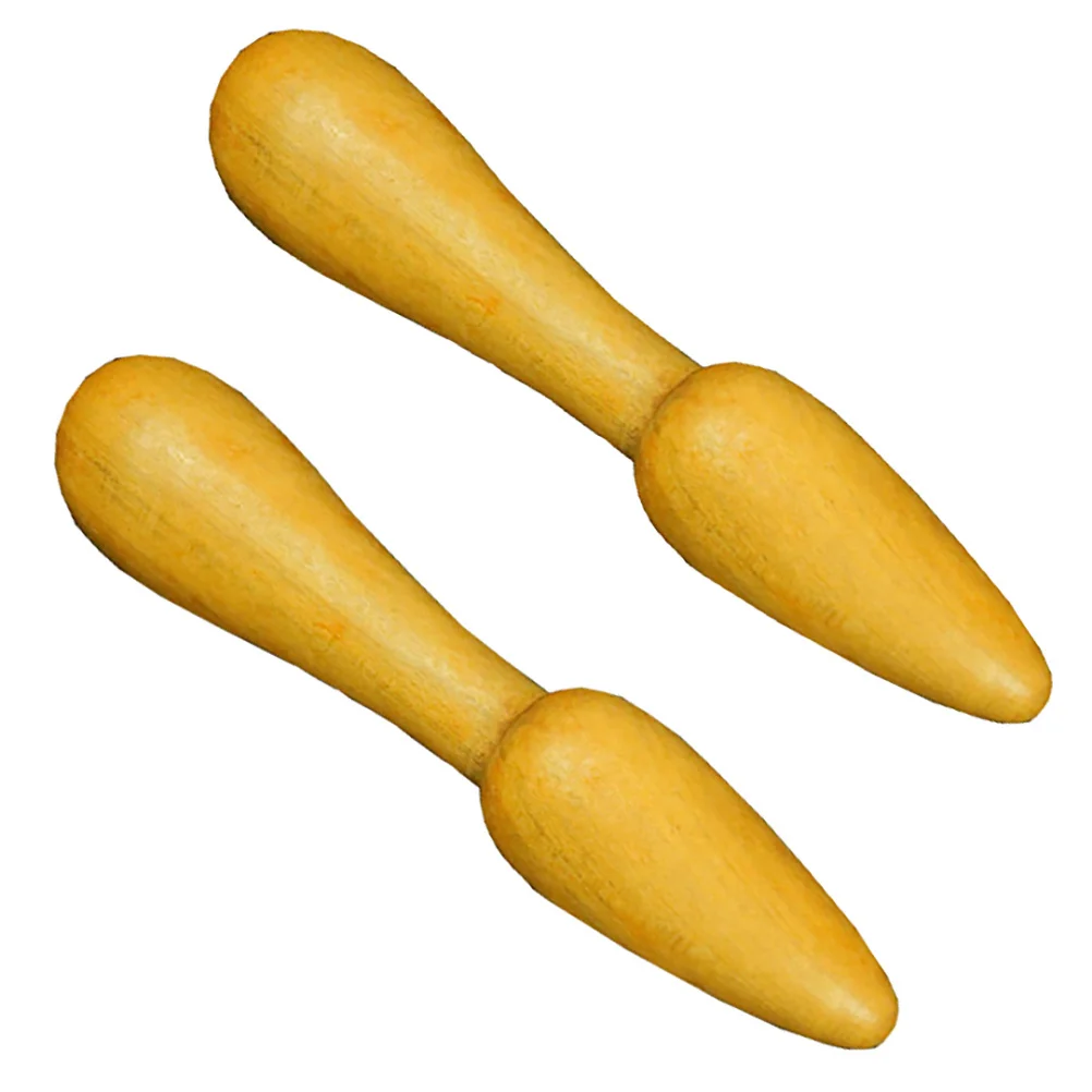 

2Pcs Durable Wooden Acupoint Massage Pens Lightweight Body Massaging Sticks for Neck Back Waist Arms Legs Wooden Massage Sticks