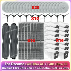 Fit For Dreame L10s Ultra Gen 2 / L30s Ultra/ L30 Pro Ultra, Dreame L40 Ultra AE/L40s Ultra CE Parts Brush Filter Mop Bag
