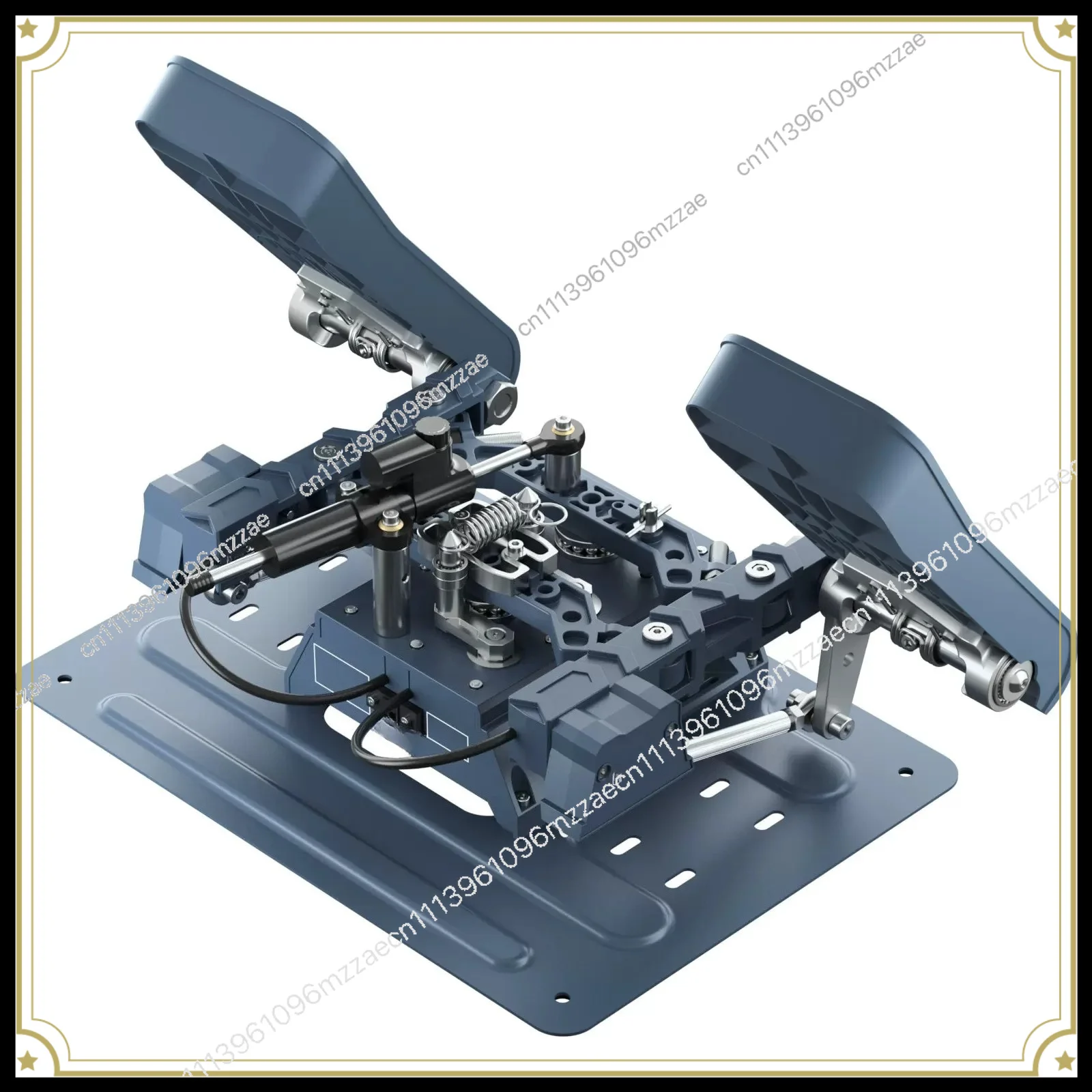 Metal Flying Foot Rudder with DCS X-Plane P3D MSFS