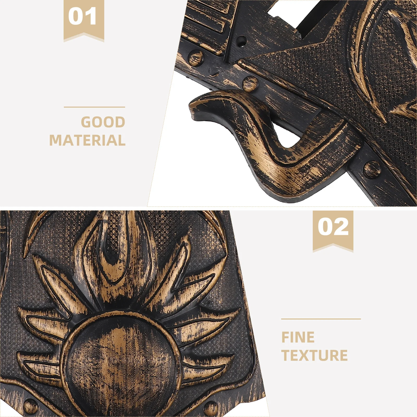 Medieval Knight Shield Plastic Lightweight Durable Kids Roleplay Cosplay Costume Accessory Halloween Party Boys