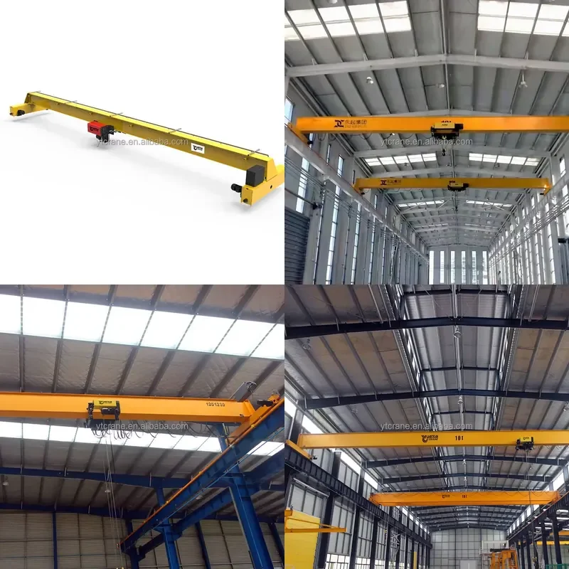 Recycling Machine 2026 Over Head Crane 5ton 7.5ton 10ton 20 Ton Single Girder Crane with Hoist for Sale