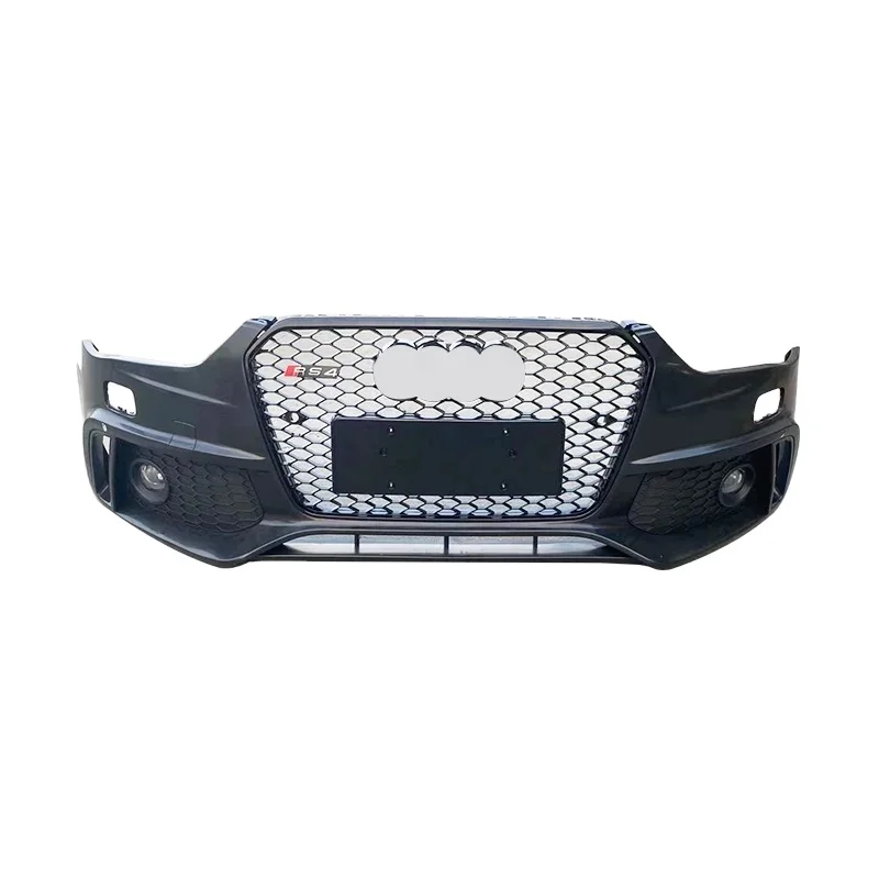 

Au di A4 S4 RS4 Car bumper with fog lamp Au di A4 S4 Car Bodykit with grill Au di A4 S4 Front bumper 2013 2014 2015 2016