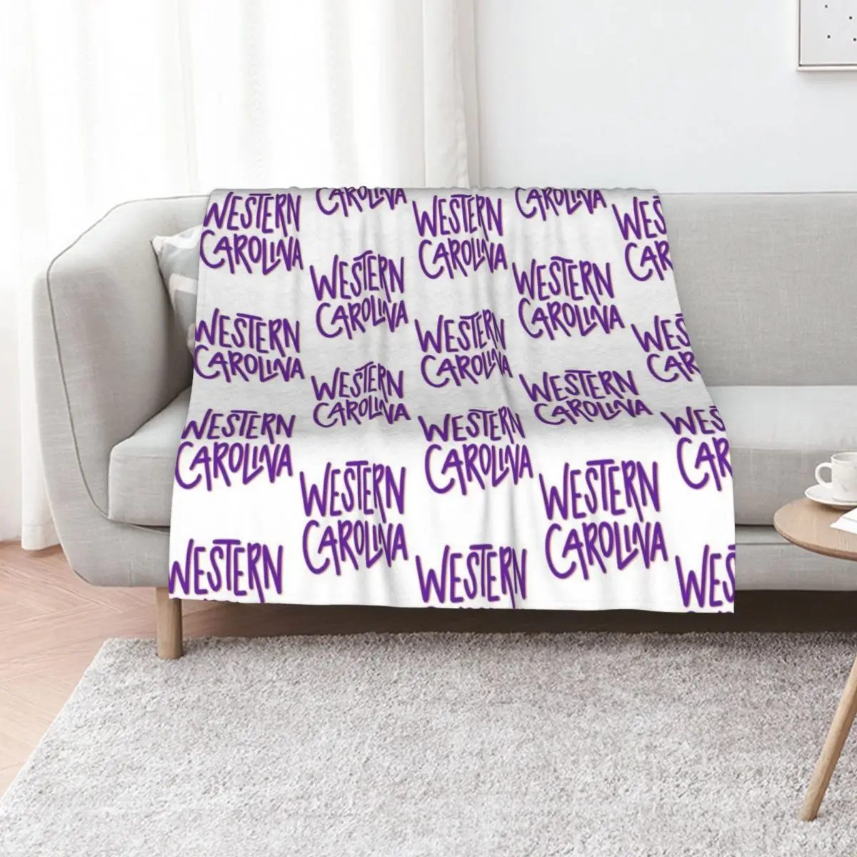 

western carolina Throw Blanket Luxury Throw valentine gift ideas Plaid on the sofa Hair Blankets