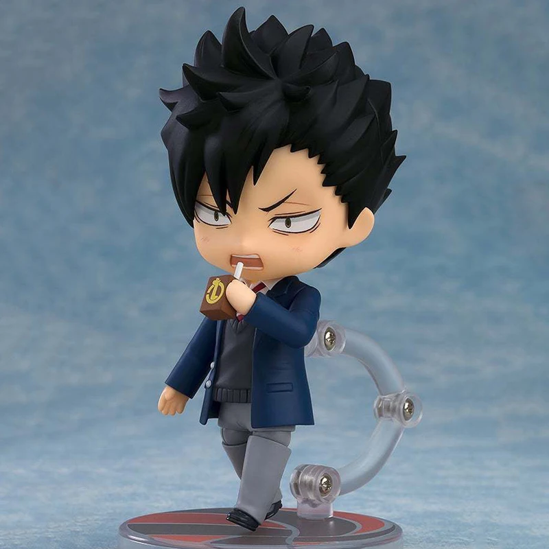 Haikyu!! Original goodsmile no.2661 kuroo tetsurou uniforme ver figura de ação decoração colecionável encaixotado modelo boneca ornamento
