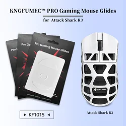 KNGFUMEC 2 set Mouse Skates Feet PRO Gaming Mouse Glides per Attack Shark R3