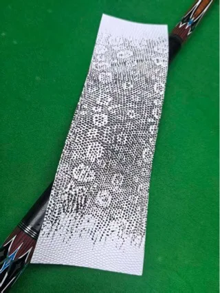 Top Grain Cowhide Adjustable Pool Cue Grip Wrap 33x12cm Non-Slip Sweat-Absorbent Billiard Cue Repair Customization Wholesale