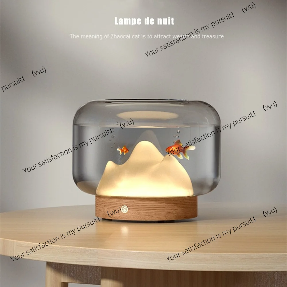 

Snow Mountain Fish Tank Light Thickened Glass Aquarium Mini Pet Decoration