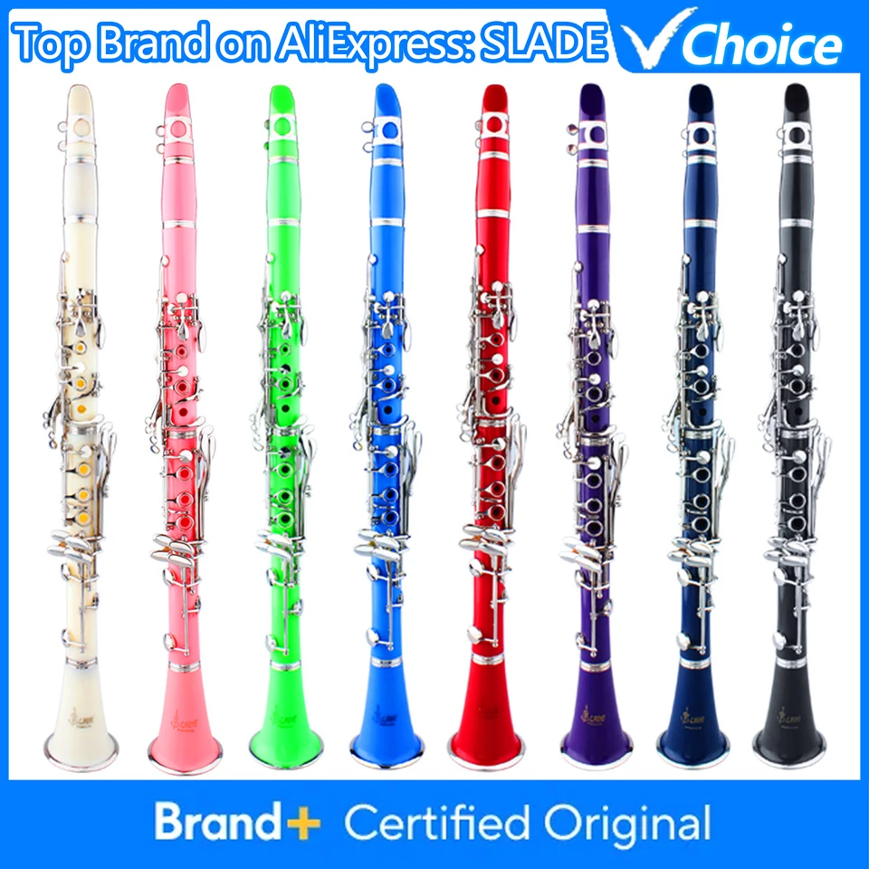 SLADE 17 キー Bb クラリネット ベークライト木製プロフェッショナル木