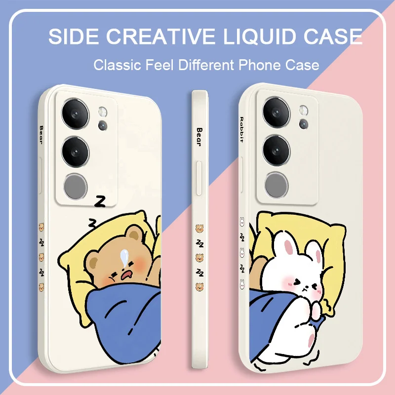 

Sleeping Restlessly Phone Case For VIVO V50 V40 V30 V29 V29E V27 V27E V25 V25E V23 V23E V21 V20 Y20 Y12 Y21 Y22 Y50 Y35 Pro 4G 5