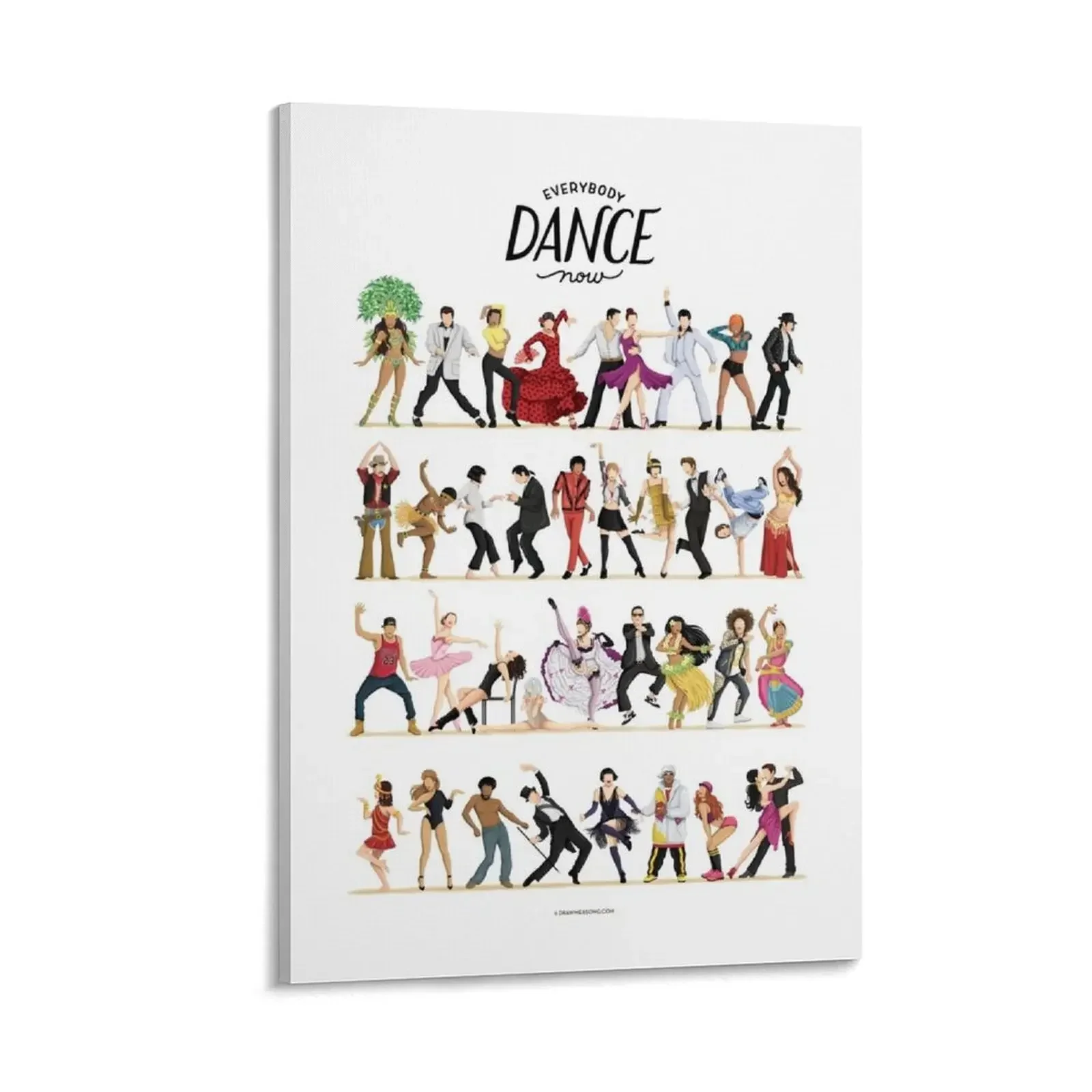 

Everybody Dance Now Canvas Painting Wall decoration poster Decor for room decorative wall poster home decor interior
