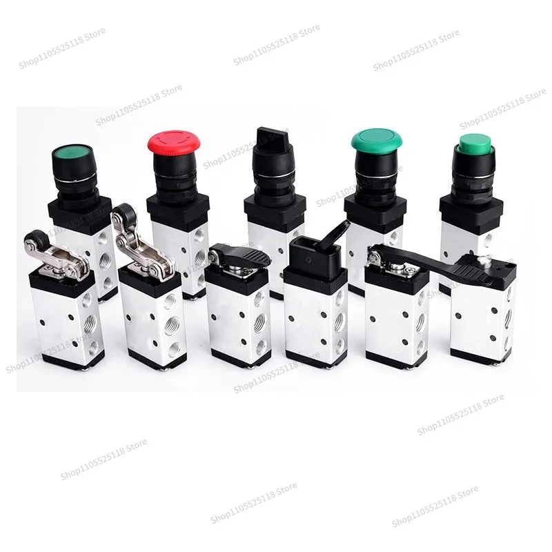 For M5B210-08 M5R210-06 CDLY Two-position Five-way Mechanical Valve Pneumatic Switch Button Manual Reversing Valve