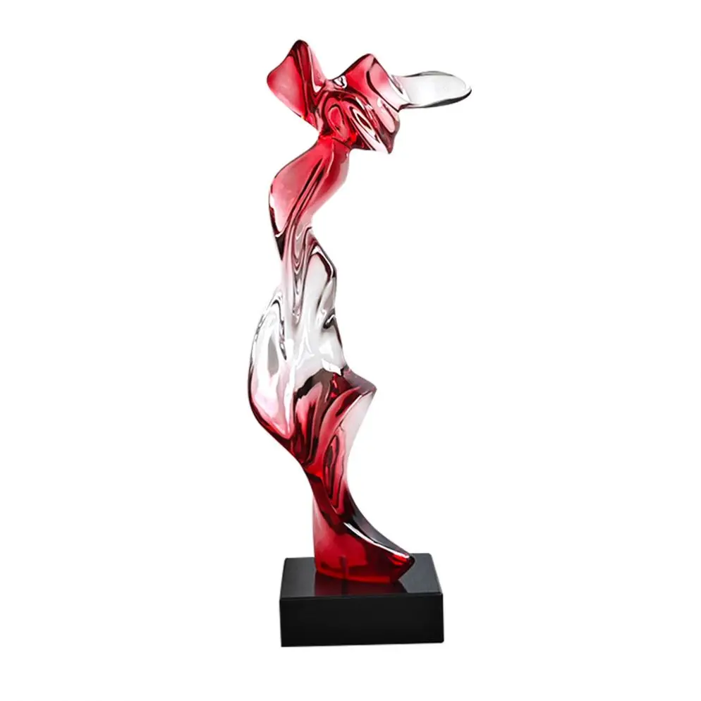 ✿d Wholesale Custom Folk Art Sculpture High Grade Liuli Crystal Glass Trophy Award Souvenirs Gifts