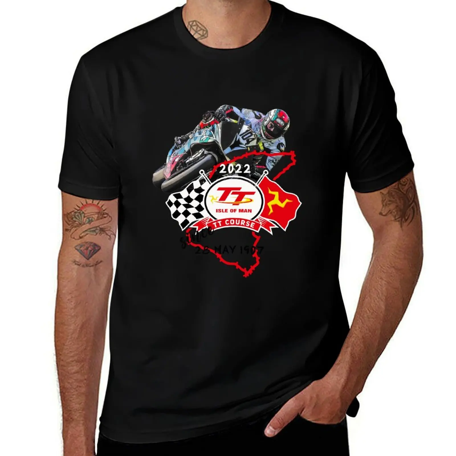 

Heroes Tt Isle Of Man Racing T-Shirt Lightweight Running T-Shirt
