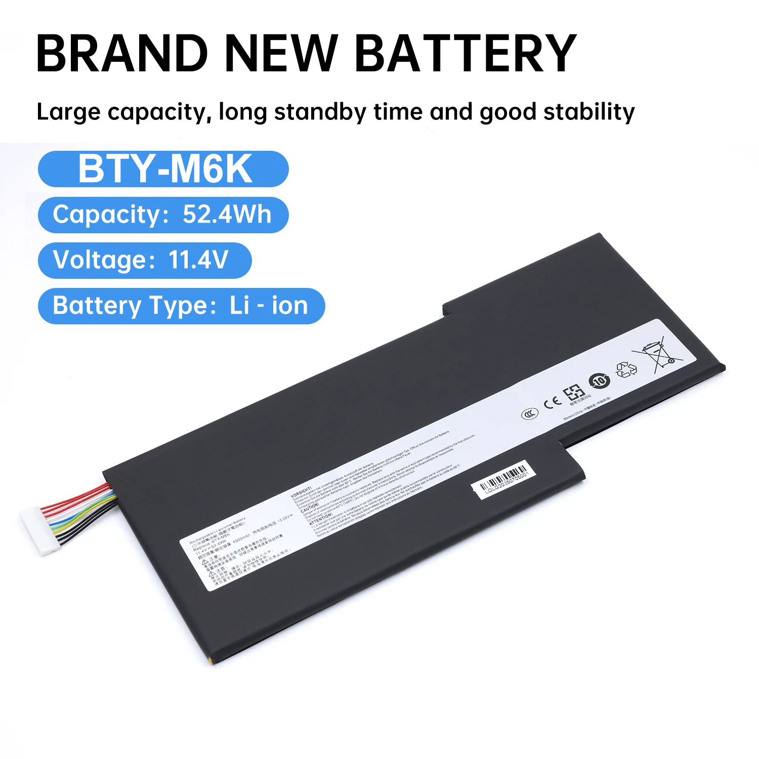BTY-M6K Laptop Batt…