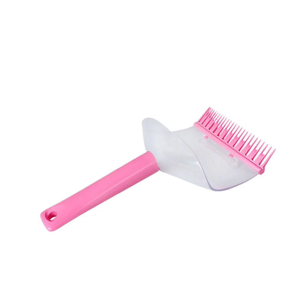 Портативная профессиональная афро-гребень для челки, инструмент для укладки волос с бахромой, прочный высококачественный материал, легкая очистка расческа для волос