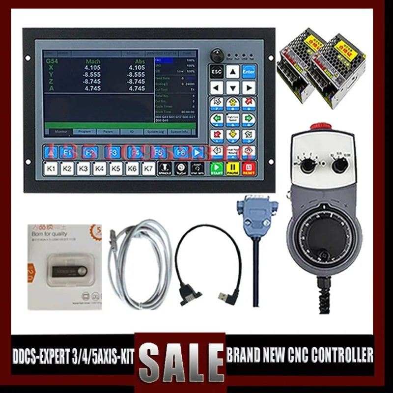 Newly Upgraded Cnc Offline Ddcs-Expert/M350 3/4/5 Axes Support Closed Loop Stepper/Atc Controller To Replace Ddcsv3.1