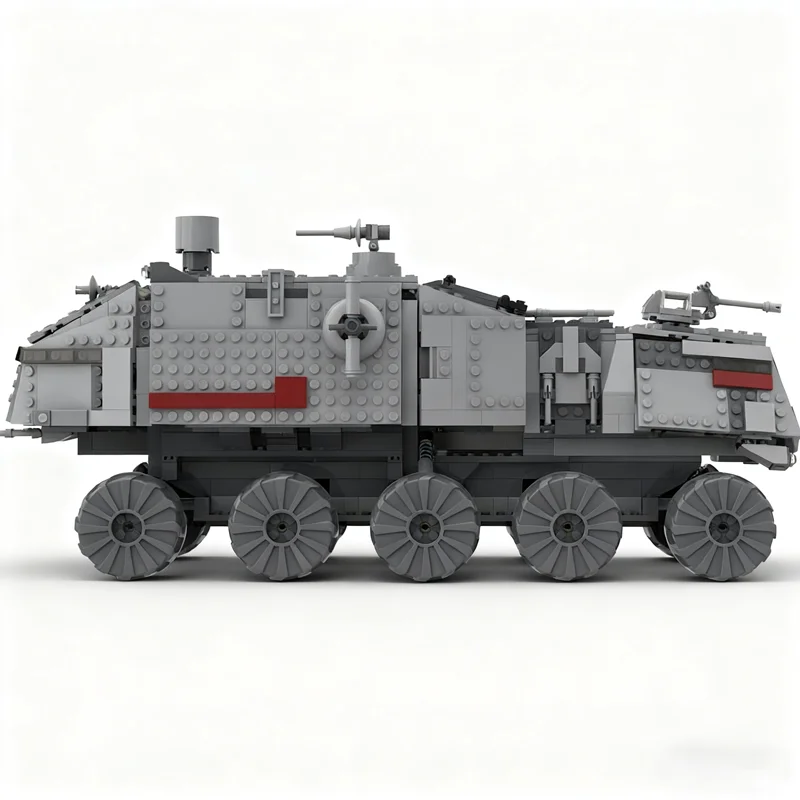949pcs MOC Budget But Big Turbo Tank HAVw Star Battle Model Building Blocks Architecture Festival Gifts Idea Toy Brick
