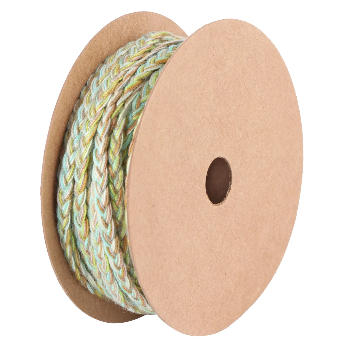 

Braided Rope Headdress Cotton Yellow Colored Twine for Crafts Woven Material Gift