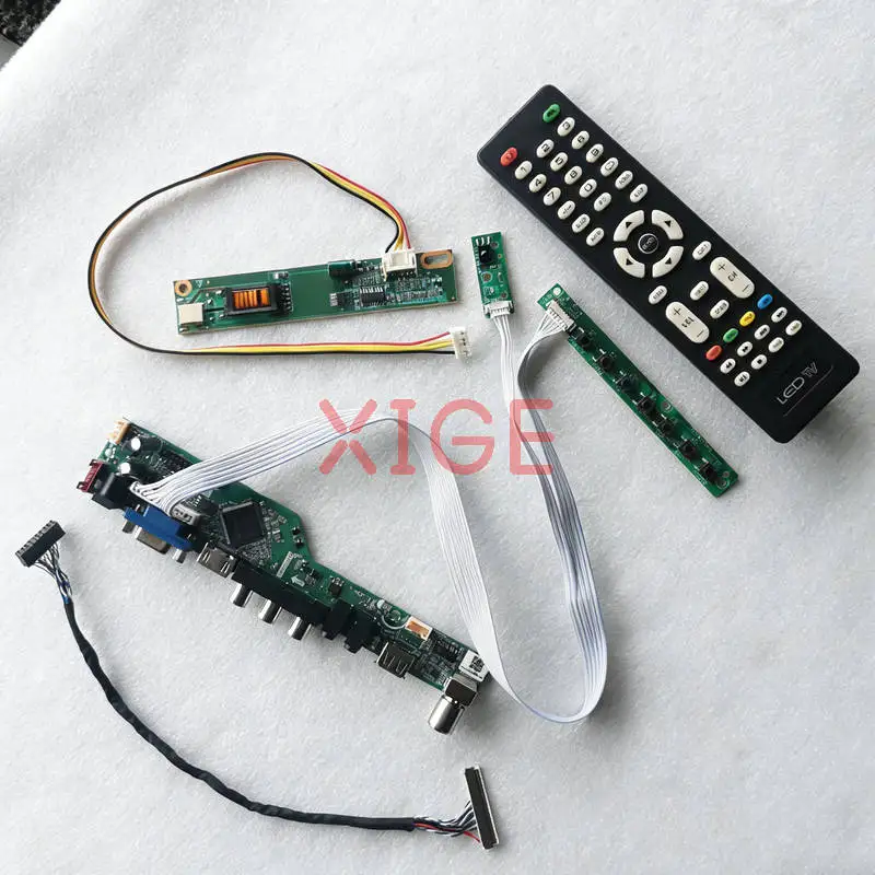 

Matrix Drive Board Fit CLAA141WB03 M141NWW1 CLAA141WB02 CLAA141WB05 1-CCFL LVDS 30-Pin 1280x800 1280*800 HDMI+VGA+AV+USB DIY Kit