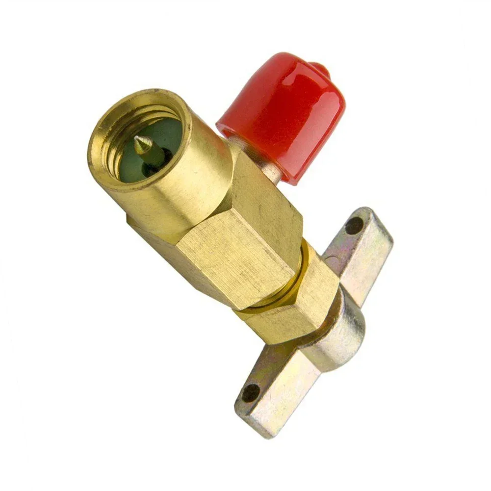 1pc 1/2′′ ACME Thread Adapter A/C Can Tap Tapper Adapter Dispensing Valve 6cmx3.5cm Car Air Conditioner Auto Car Accessories