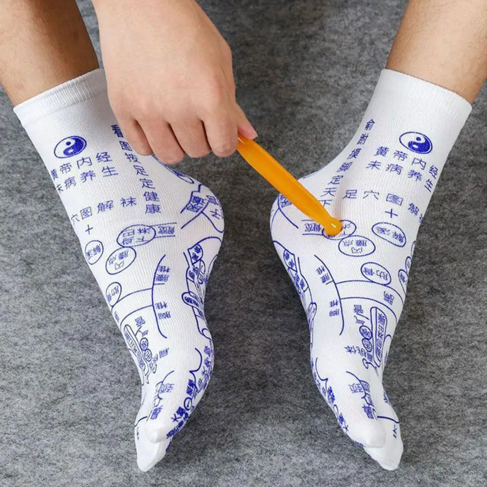 Chaussettes d'acupression pour les pieds, masseur de pieds, outil de massage, point, Rolologie, physiothérapie